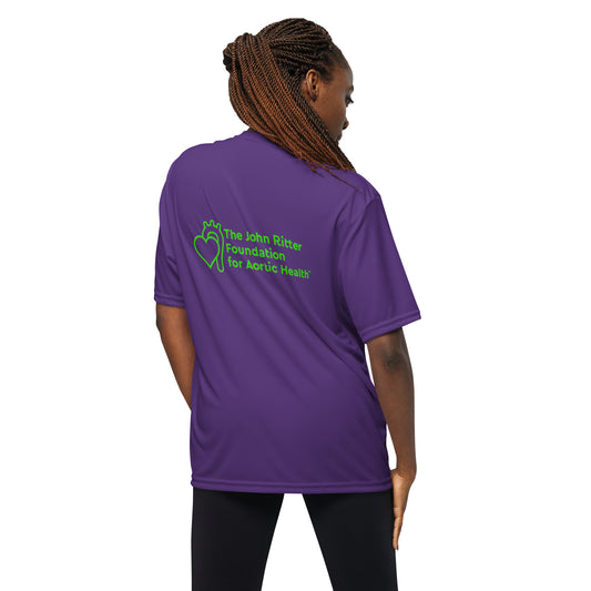 Green Logo Performance Crew Neck T-shirt