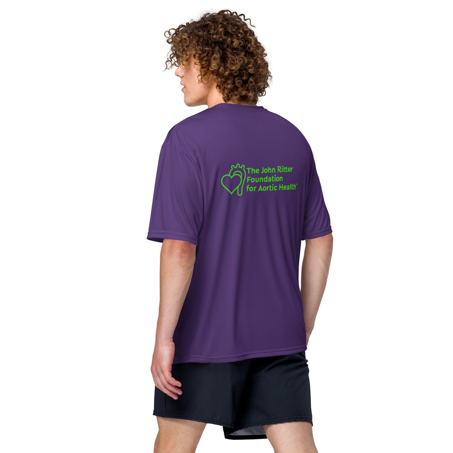 Green Logo Performance Crew Neck T-shirt