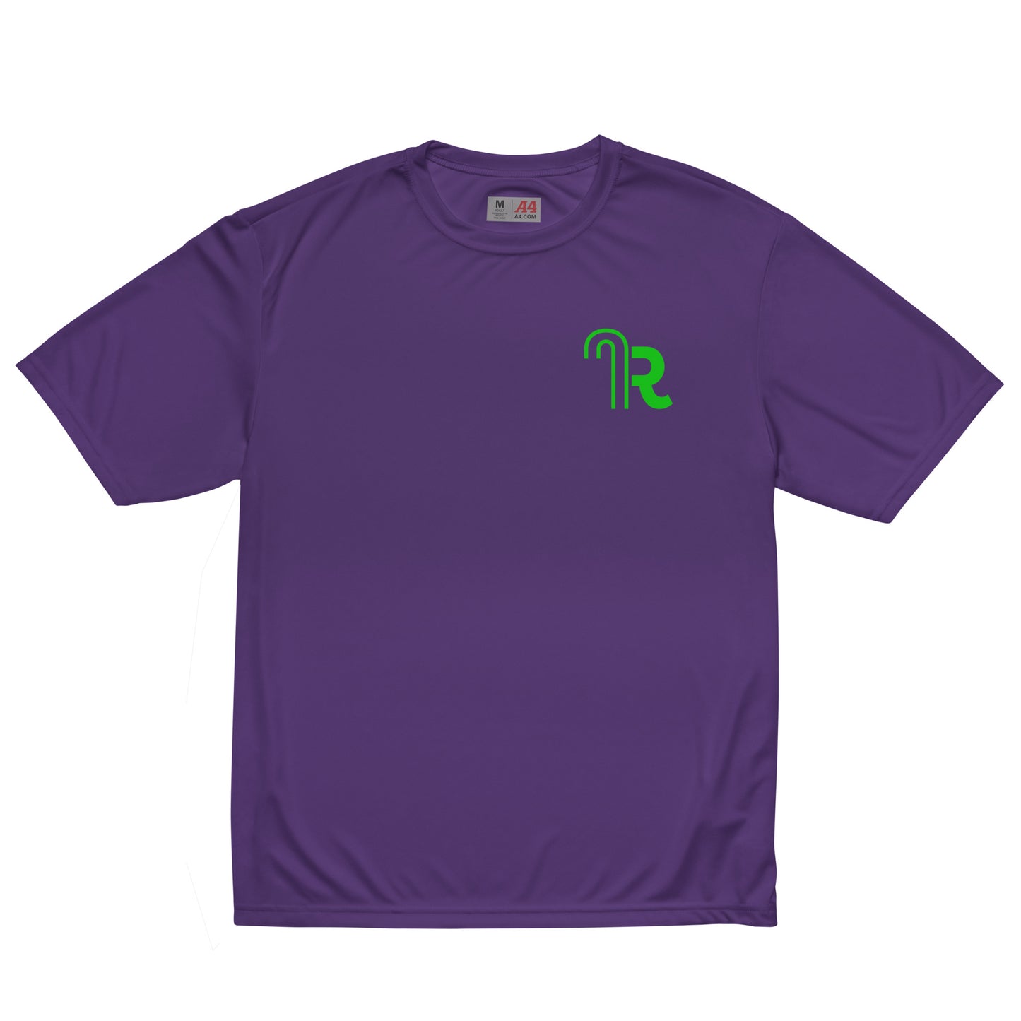 Green Logo Performance Crew Neck T-shirt